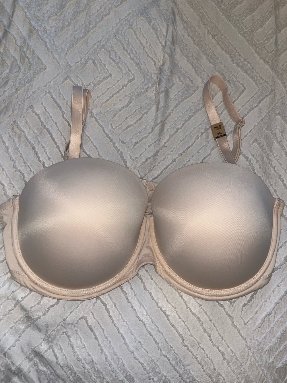 PINK Victoria's Secret Strapless-Convertible Bra in Nude